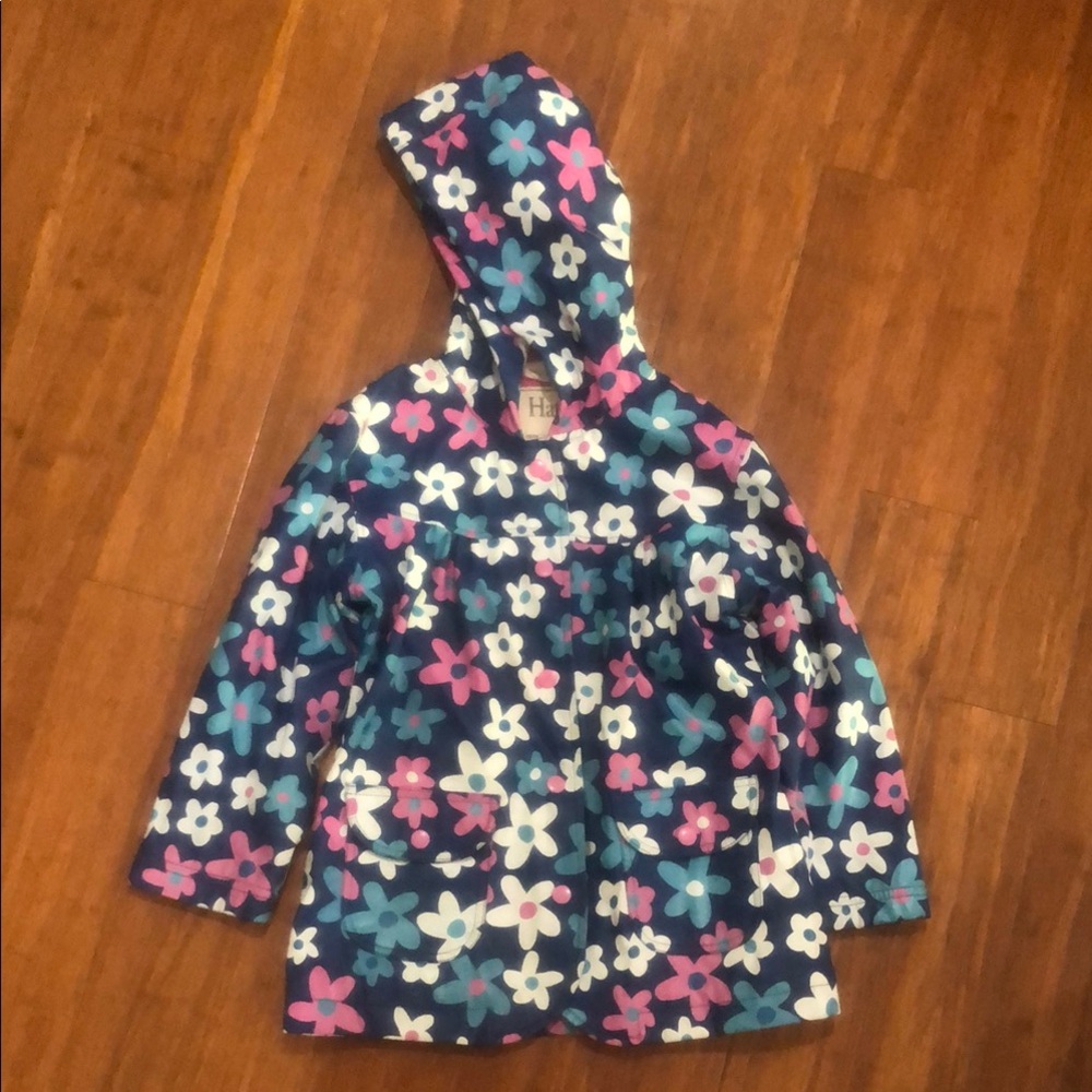 Hatley Multicolor Floral Raincoat for Kids Size 5
